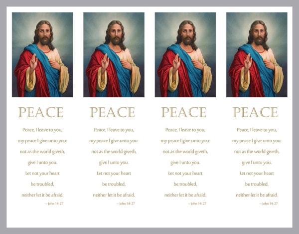 4 bookmarks with Jesus