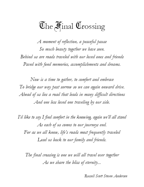 The Final Crossing by Russell Scott