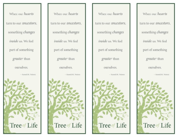 4 up Tree of Life Bookmark 8546-BMK