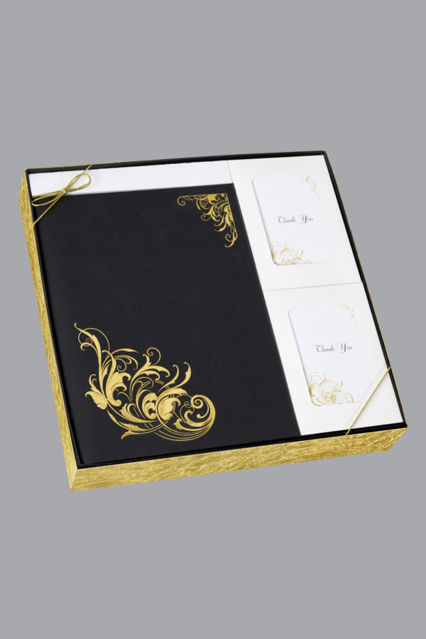 Black Gold Foil and Embossed Majestic Series Box Set