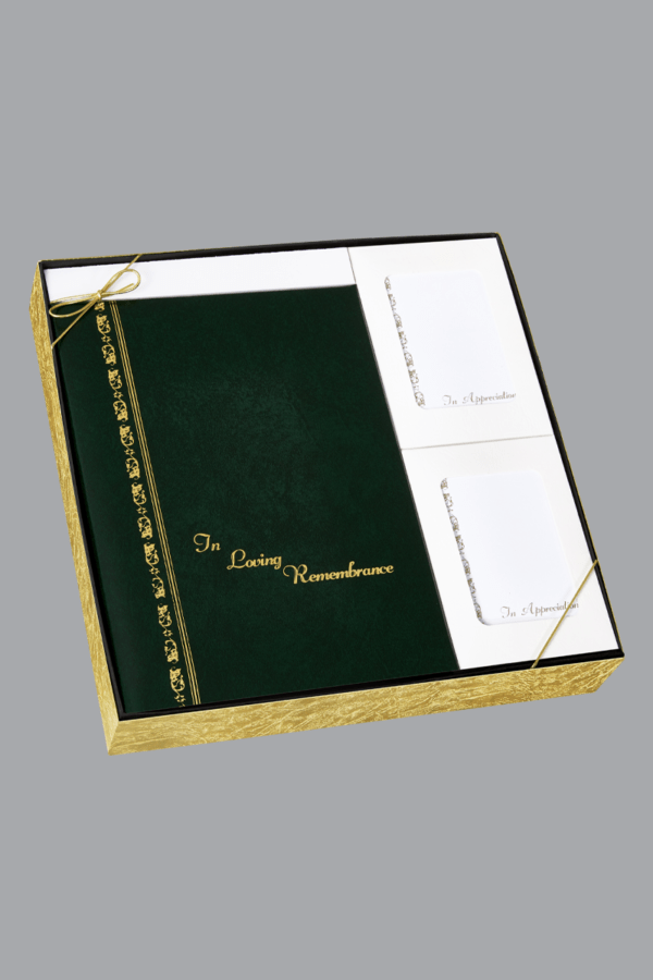 Dark Green Gold Foil Royal Series box set