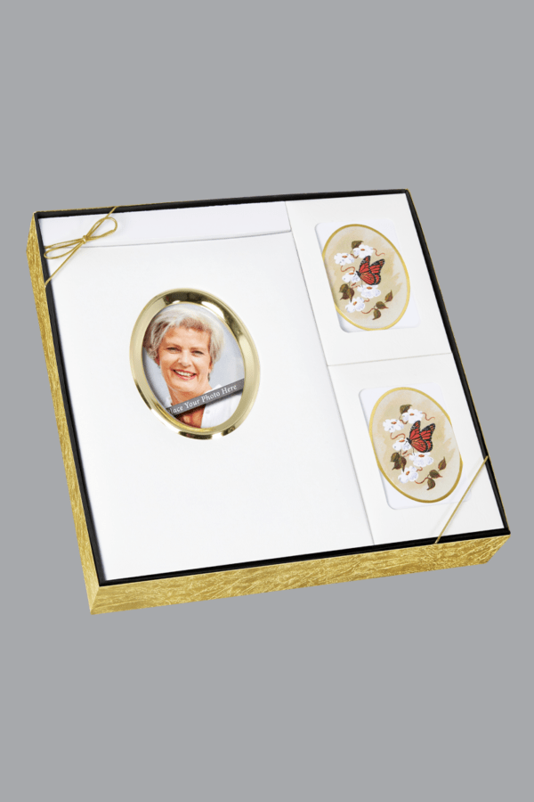White Oval Picture Frame Box Set 793