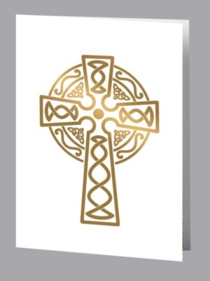 Gold Celtic Cross Service Record