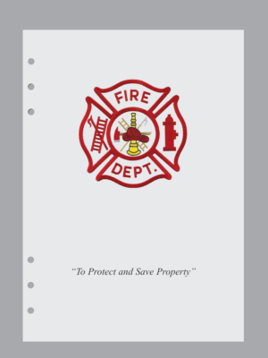 Fire Department Insignia Title page