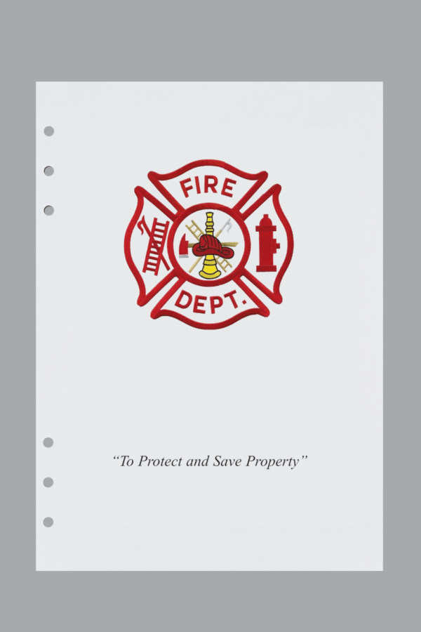 Fire Department Insignia Title page