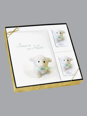 Soft Lamb Plush Forever in Our Hearts Box Set
