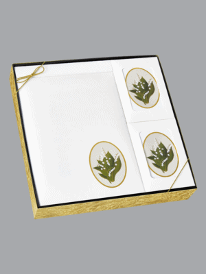 small white oval lilies of the valley box set