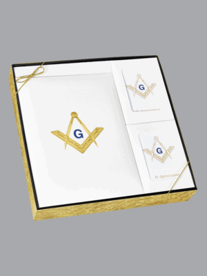 Freemason square and compass gift box set 8518 bxs