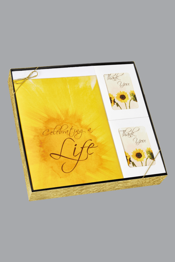 Bright Yellow Large Sunflower Radiance box set
