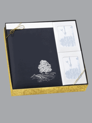 Navy Blue and Silver Foil Tranquil Park box set