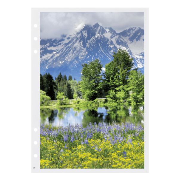 Mountain View funeral guest book divider 2 8527