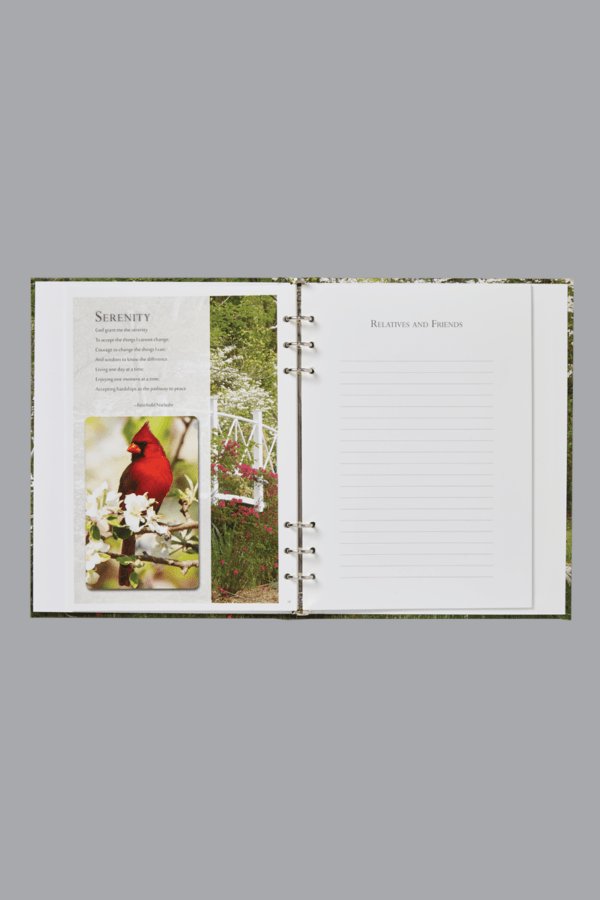 Cardinal open funeral guest book pages 8542 8543
