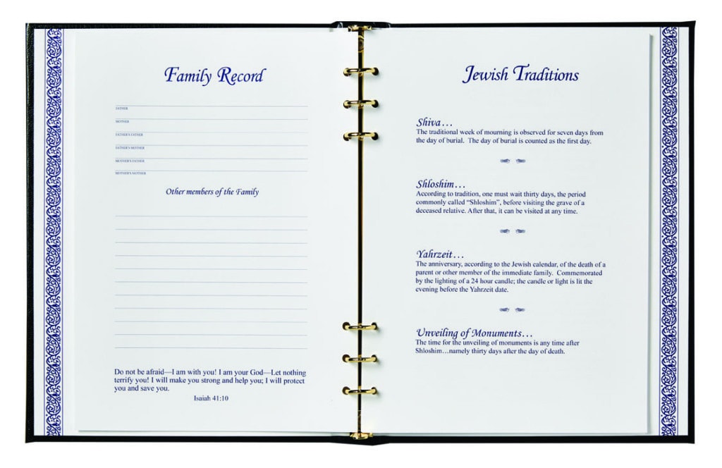 star-of-david-funeral-guest-book-ivory-w-gold-foil-6-ring-the-regal-line