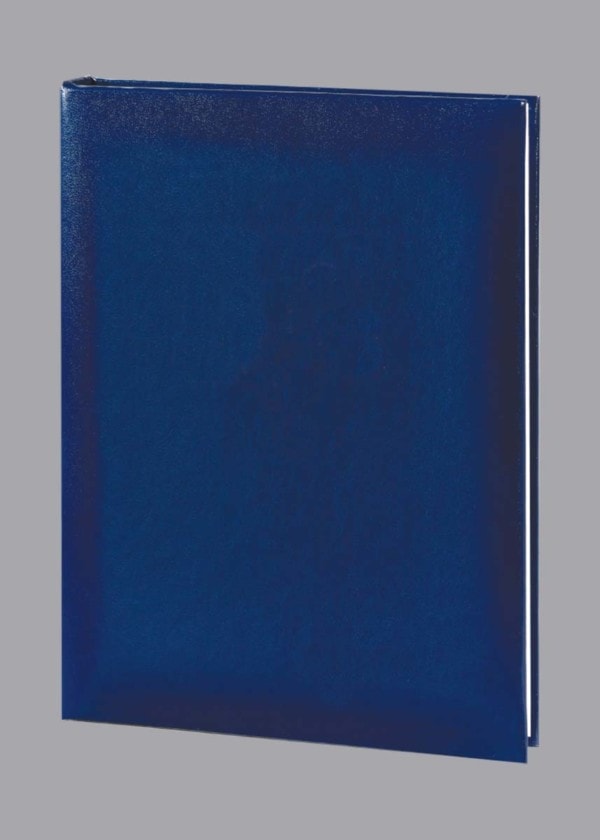 Blank Blue Funeral Guest Book