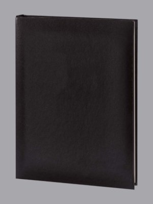 Blank Black Funeral Guest Book