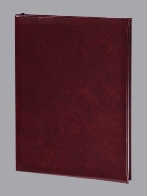 blank burgundy funeral guest book