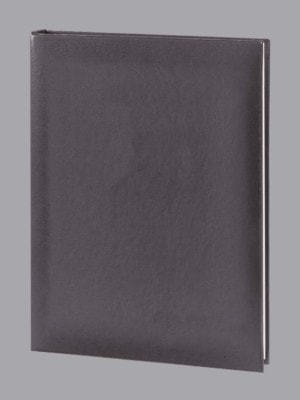 Blank Charcoal Funeral Guest Book