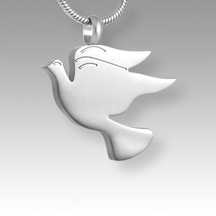 silver dove pendant