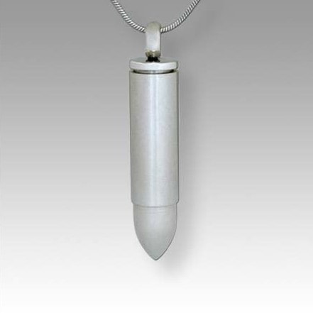 Silver bullet pendant