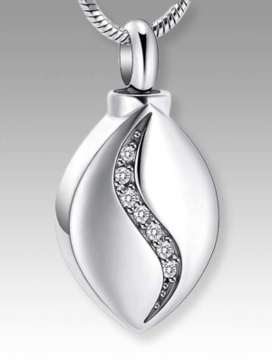 Diamond shape with stones pendant
