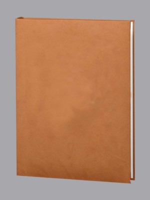 Traditional Series rust colored funeral guest book