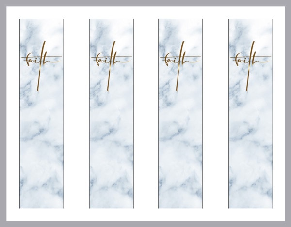 4 Faith Bookmarks