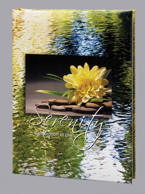 Serenity Funeral Guest Book