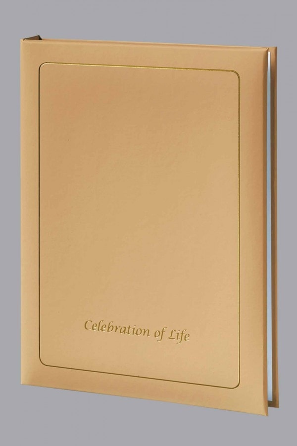 Celebration of Life Guest Book For Funeral