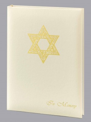 Jewish Funeral Guest Book
