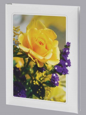 Yellow Rose Funeral Guest Book