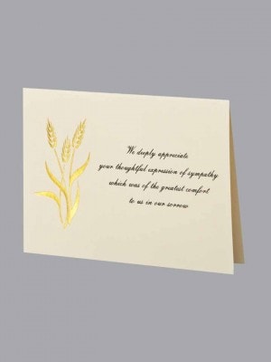 Wheat Series Acknowledgment