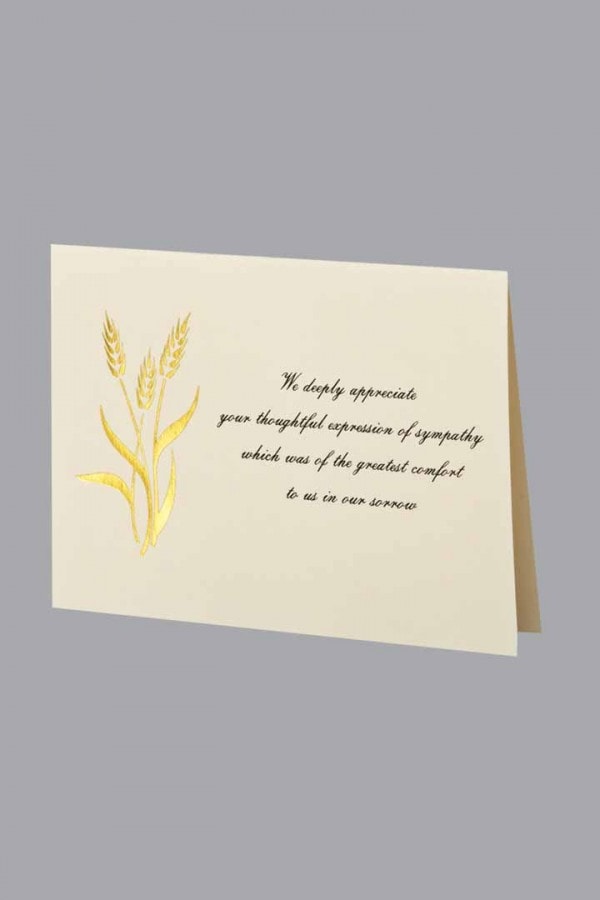 Wheat Series Acknowledgment