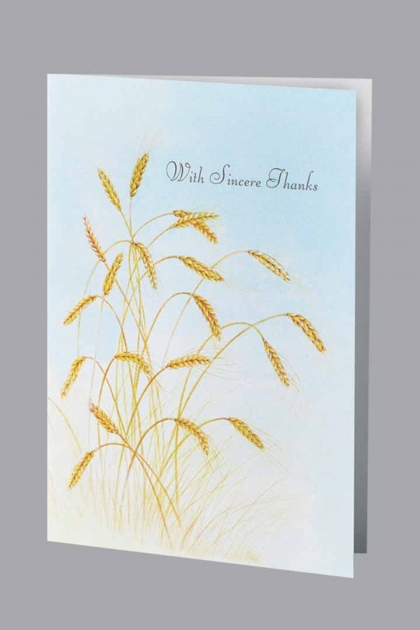 Wheat Acknowledgment