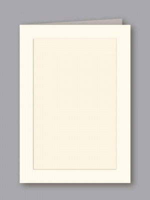Blank Acknowledgments - Ivory Panel - 1-UP