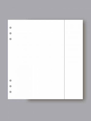 Blank Extended Service Page - White