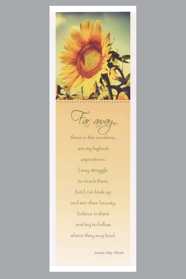 Sunflower Bookmark | The Regal Line