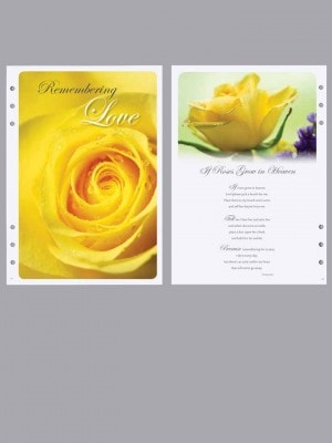 Yellow Rose - Themed Divider Pages