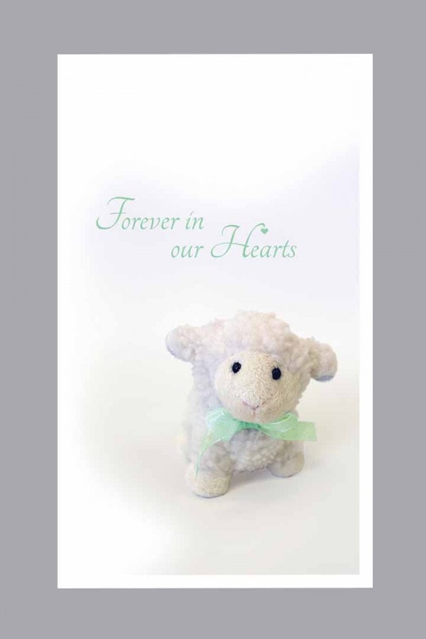 Forever in Our Hearts Prayer Card